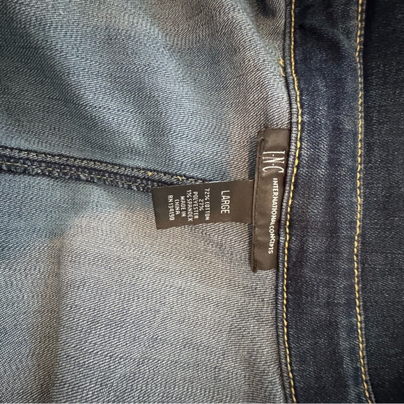 INC Denim peplum jacket - Picture 5 of 5